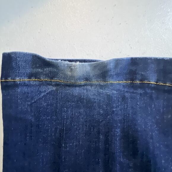 Spanx Womens Flare Jeans large Midnight Shade Stretch Denim Slimming 20327R - Picture 13 of 14